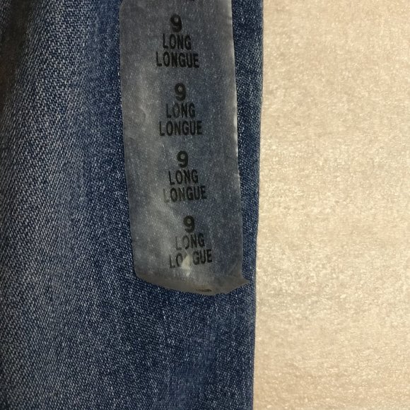 Levis WOMENS 516 BOOTCUT "9 Long" CLASSIC BLUE JEANS, BRAND NEW with Measurement - Picture 8 of 8